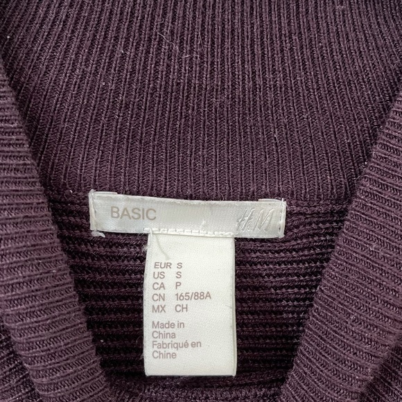 Ribbed mock neck sweater - Picture 4 of 4